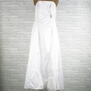 POLY USA Dress Flowergirl Jr Bridesmaid Formal First Communion White Girls Large